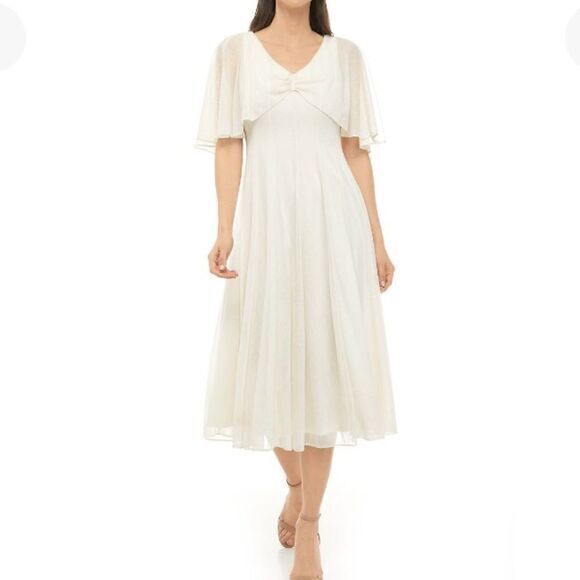 WOMAN'S Glitter Chiffon Dress - Picture 1 of 7